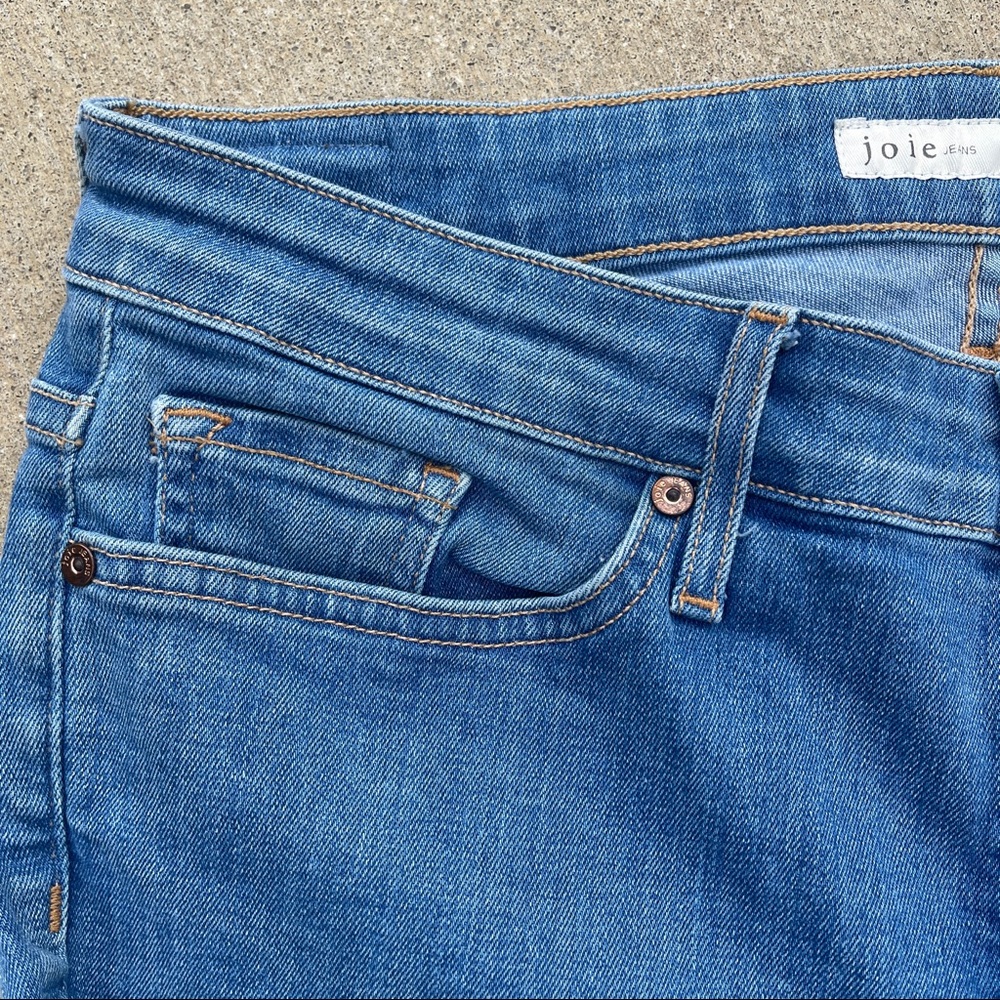 JOIE Mid-Rise Skinny denim stretch jeans Women's 30 Made in the USA - Picture 5 of 11